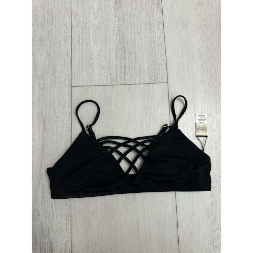 L Space Bikini Top Sz M - Black - Strappy